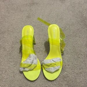 Brand new lime heels